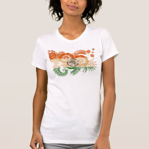 T-shirt Drapeau de l'Inde