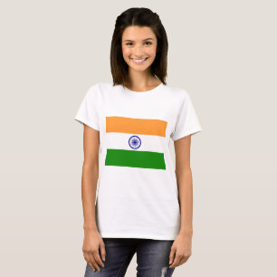 T-shirt Drapeau de l'Inde