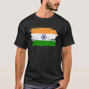 T-shirt Drapeau de l'Inde pour l'Allemand fier