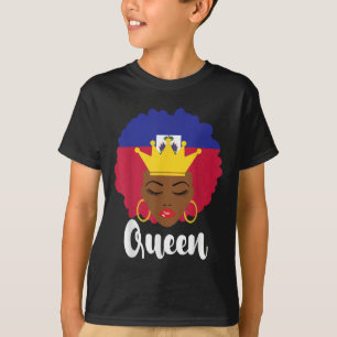 T-shirt Drapeau de l'Indépendance de la Reine Haïti d'Haït