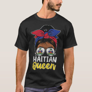 T-shirt Drapeau de l'Indépendance de la Reine Haïti d'Haït