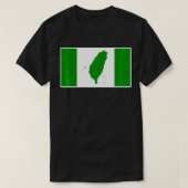 T-shirt Drapeau de l'indépendance de Taïwan (Design devant)