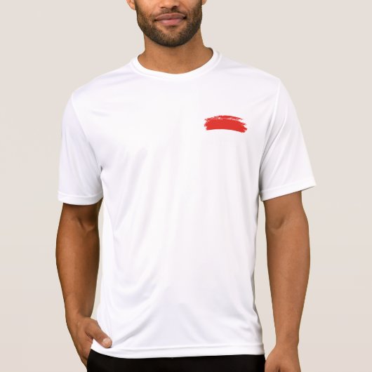 T-shirt Drapeau de l'Indonésie (Devant)