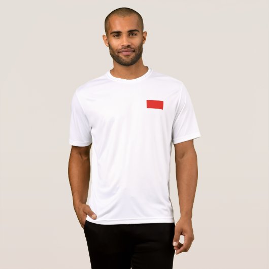 T-shirt Drapeau de l'Indonésie (Devant entier)