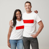 T-shirt Drapeau de l'Indonésie (Unisexe)