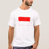 T-shirt Drapeau de l'Indonésie (Devant)
