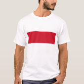 T-shirt Drapeau de l'Indonésie (Devant)