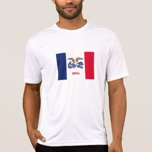 T-shirt Drapeau de l'Iowa