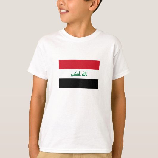T-shirt Drapeau de l'Irak (Devant)