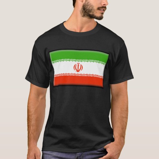 T-shirt Drapeau de l'Iran (Devant)