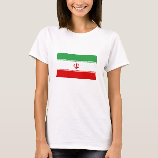 T-shirt Drapeau de l'Iran (Devant)