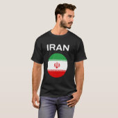 T-shirt Drapeau de l'Iran Moderne (Devant entier)