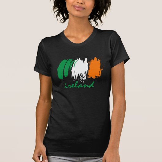 T-shirt Drapeau de l'Irlande (Devant)