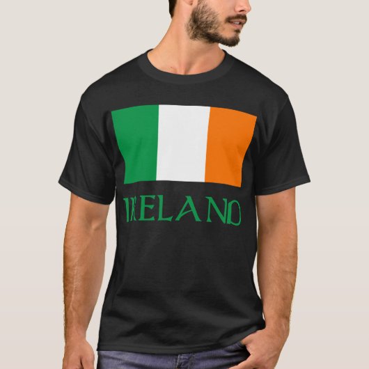 T-shirt Drapeau de l'Irlande (Devant)