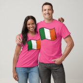 T-shirt Drapeau De L'Irlande (Unisexe)