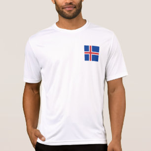 T-shirt Drapeau de l'Islande