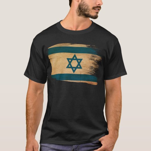 T-shirt Drapeau de l'Israël (Devant)
