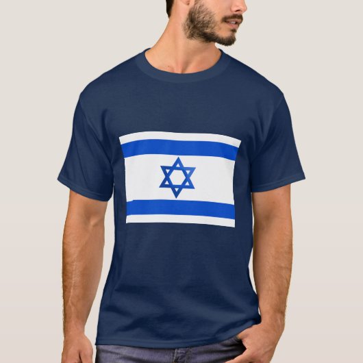 T-shirt Drapeau de l'Israël (Devant)