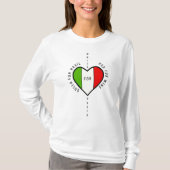 T-shirt Drapeau de l'Italie (Devant)