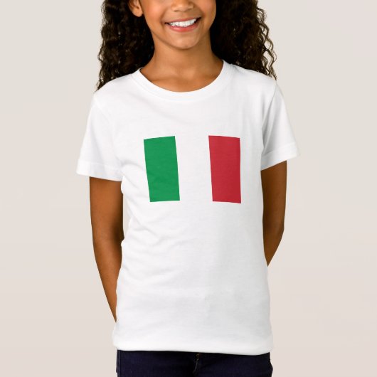 T-Shirt Drapeau de l'Italie (Devant)