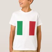 T-shirt Drapeau de l'Italie (Devant)