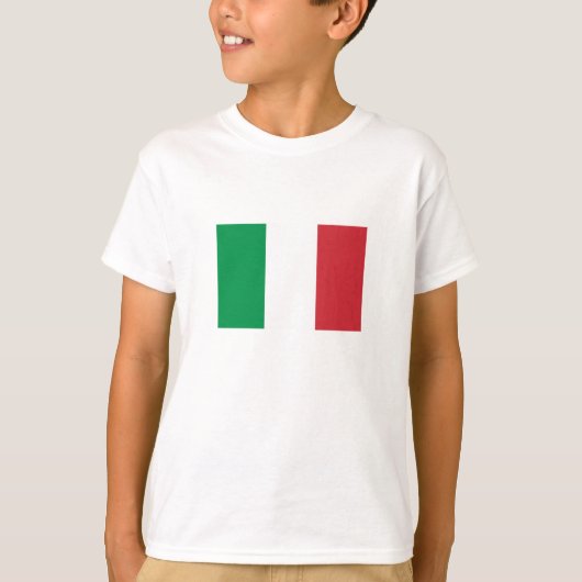T-shirt Drapeau de l'Italie (Devant)