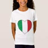 T-Shirt Drapeau de l'Italie (Devant)