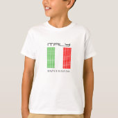T-shirt Drapeau de l'Italie (Devant)