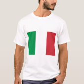 T-shirt Drapeau de l'Italie (Devant)