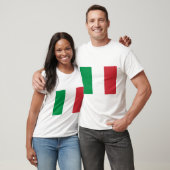 T-shirt Drapeau de l'Italie (Unisexe)