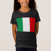 T-Shirt Drapeau de l'Italie (Devant)