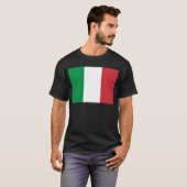 T-shirt Drapeau de l'Italie (Devant entier)