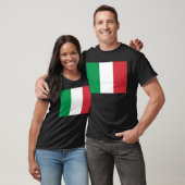 T-shirt Drapeau de l'Italie (Unisexe)