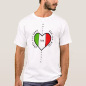 T-shirt Drapeau de l'Italie (Devant)
