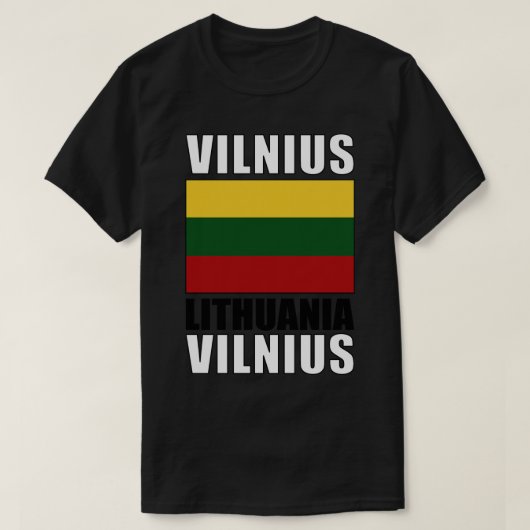 T-shirt Drapeau de Lituanie (Design devant)