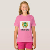 T-shirt Drapeau de l'oblast de Tomsk (Devant entier)