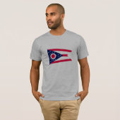 T-shirt Drapeau de l'Ohio (Devant entier)