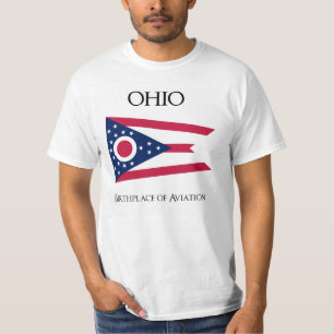 T-shirt Drapeau de l'Ohio - les Etats-Unis - le drapeau