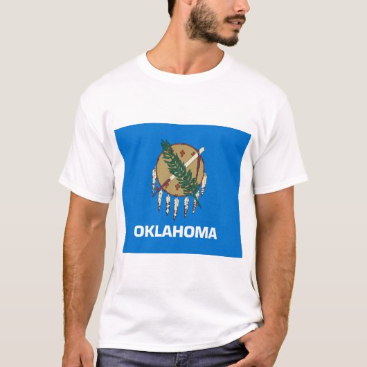 T-shirt Drapeau de l'Oklahoma (Devant)