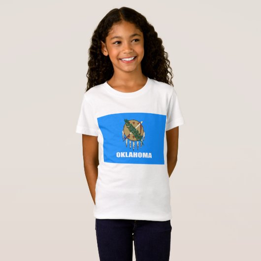 T-Shirt Drapeau de l'Oklahoma (Devant entier)