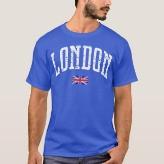 T-shirt Drapeau de Londres Ville rétro