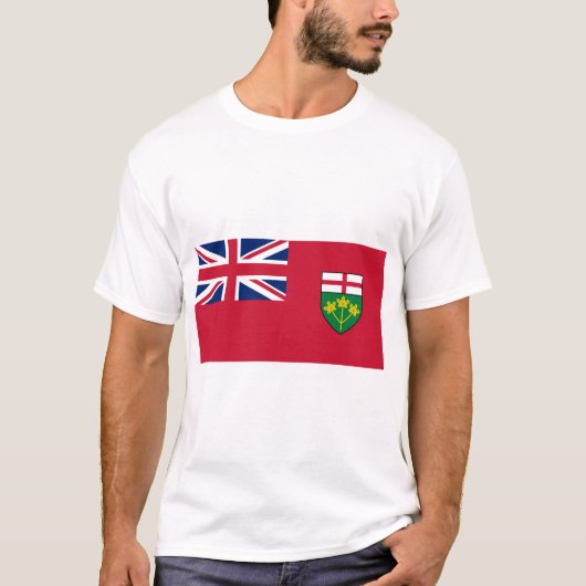 T-shirt drapeau de l'Ontario (Devant)