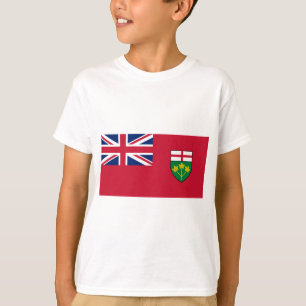 T-shirt drapeau de l'Ontario