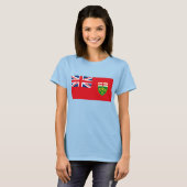 T-shirt drapeau de l'Ontario (Devant entier)