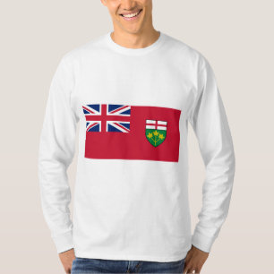 T-shirt drapeau de l'Ontario