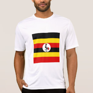 T-shirt Drapeau de l'Ouganda