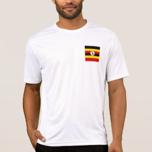 T-shirt Drapeau de l'Ouganda