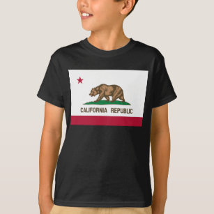 T-shirt Drapeau de l'ours de Californie, États-Unis T-Sh