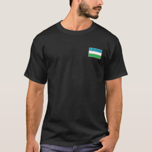 T-Shirt Drapeau de l'Ouzbékistan