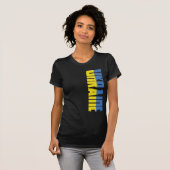 T-shirt Drapeau de l'Ukraine (Devant entier)